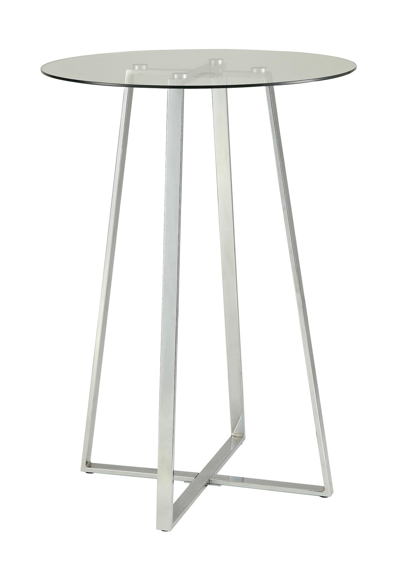 Coaster Bar Units and Bar Tables 100026 Glass Bar Table with